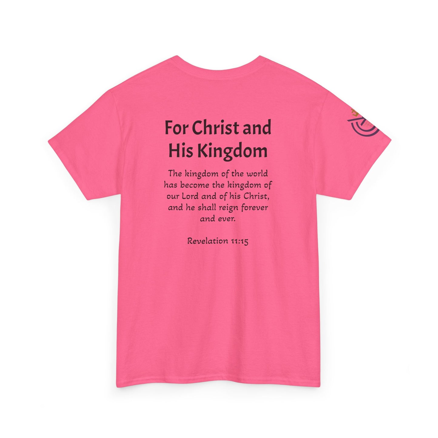 CCK, For Christ and His Kingdom (light) Unisex Heavy Cotton Tee