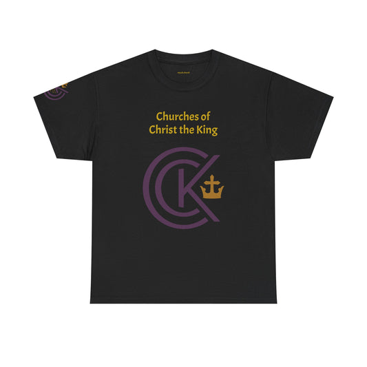CCK, For Christ and His Kingdom (dark) Unisex Heavy Cotton Tee