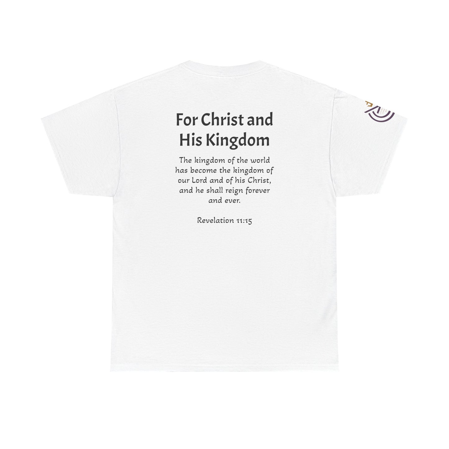CCK, For Christ and His Kingdom (light) Unisex Heavy Cotton Tee