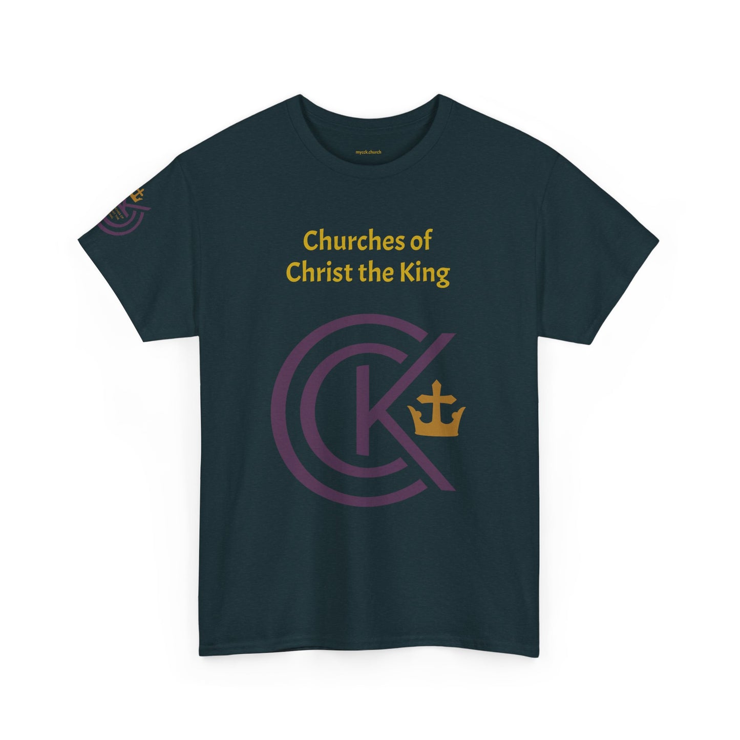 CCK, For Christ and His Kingdom (dark) Unisex Heavy Cotton Tee