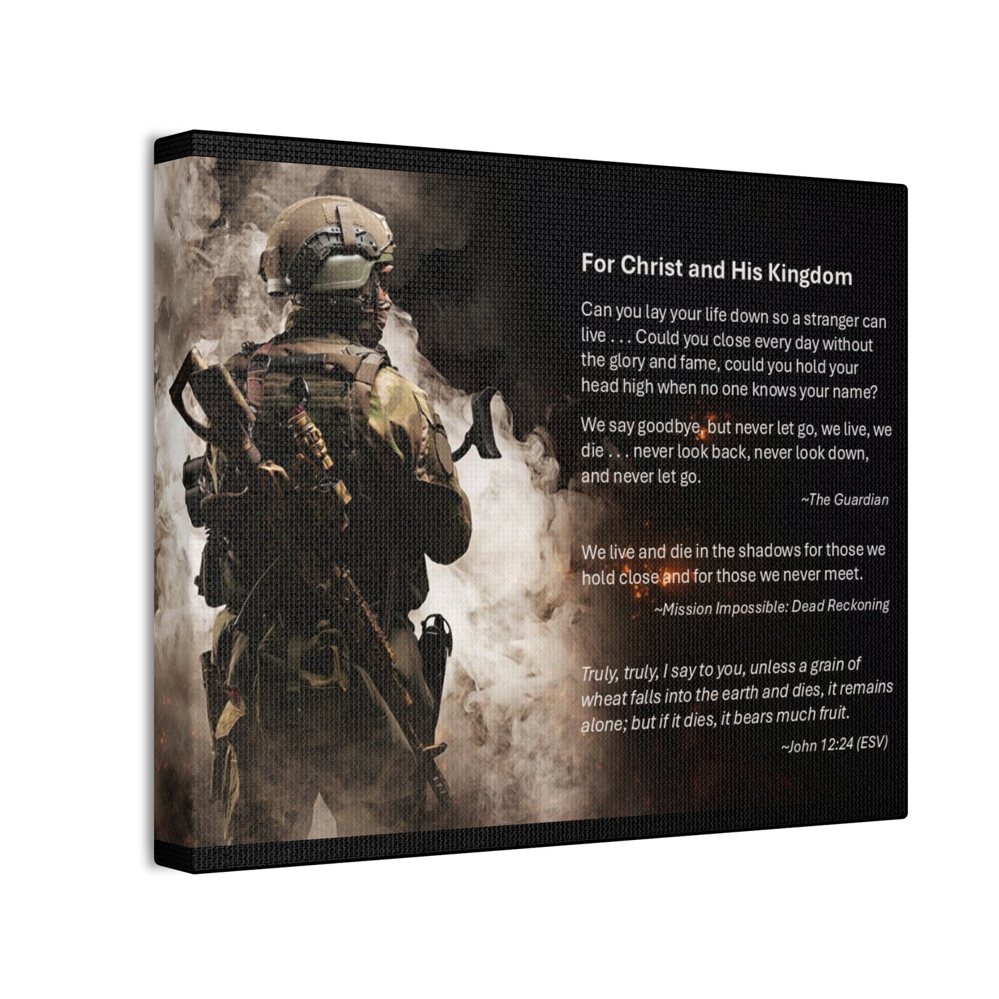 Canvas Stretched, 0.75"