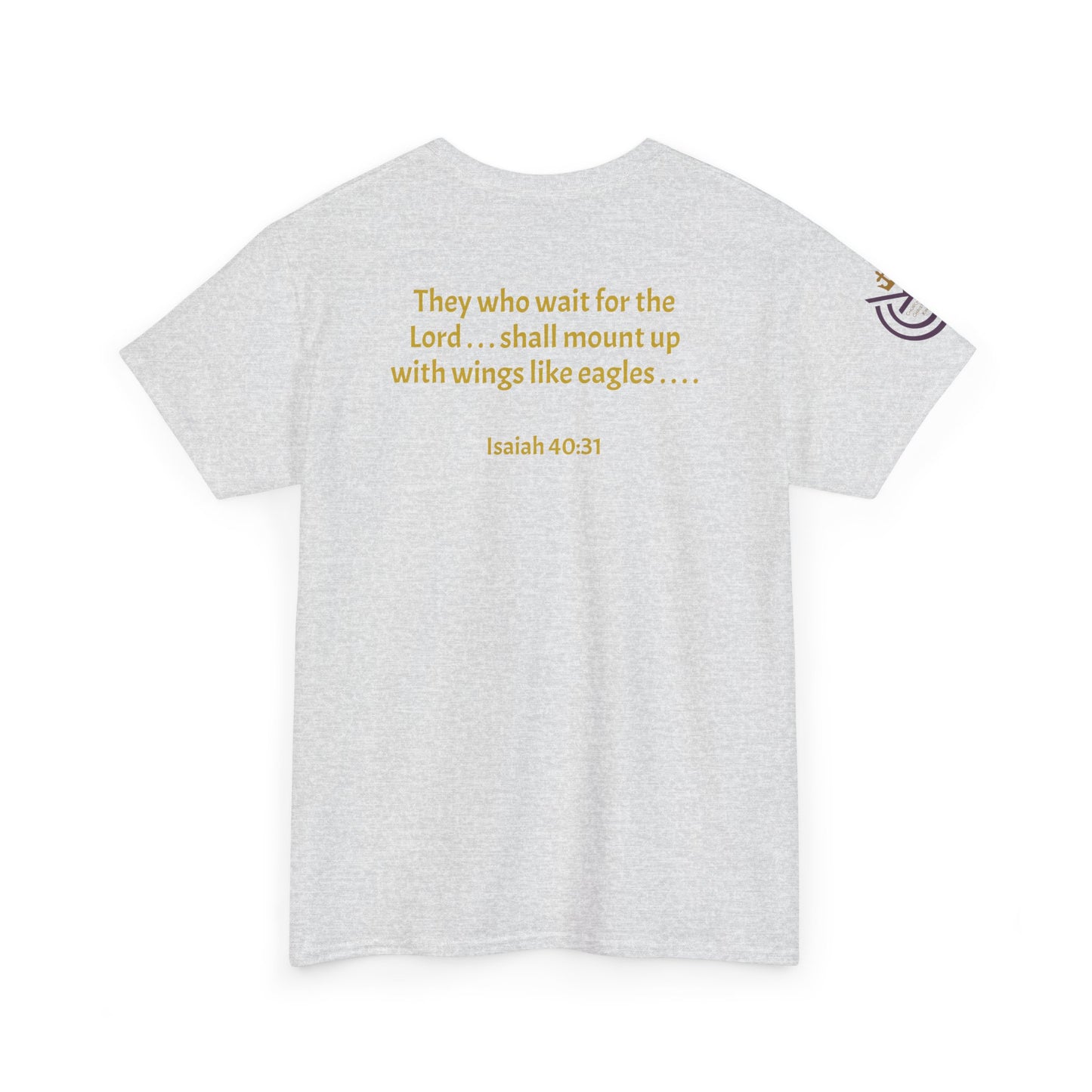 On Eagles Wings Unisex Heavy Cotton Tee