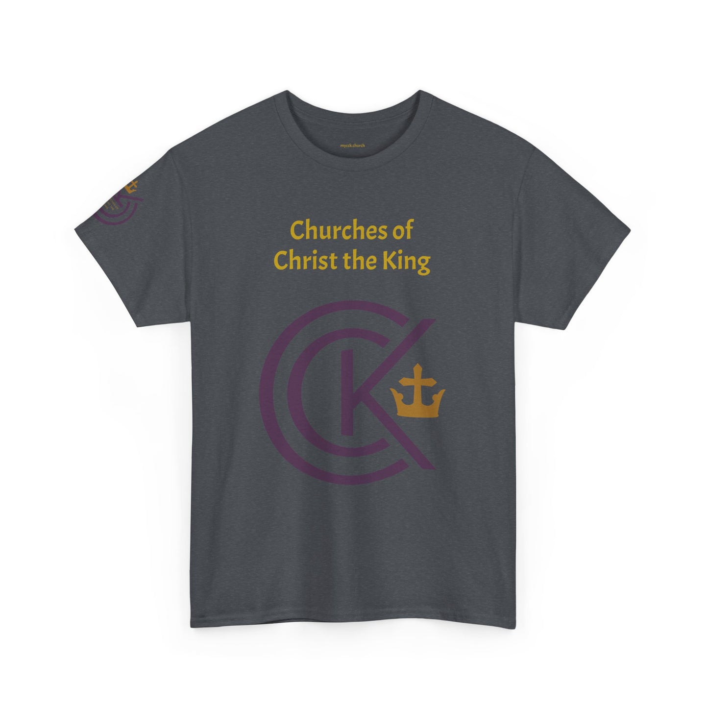 CCK, For Christ and His Kingdom (dark) Unisex Heavy Cotton Tee