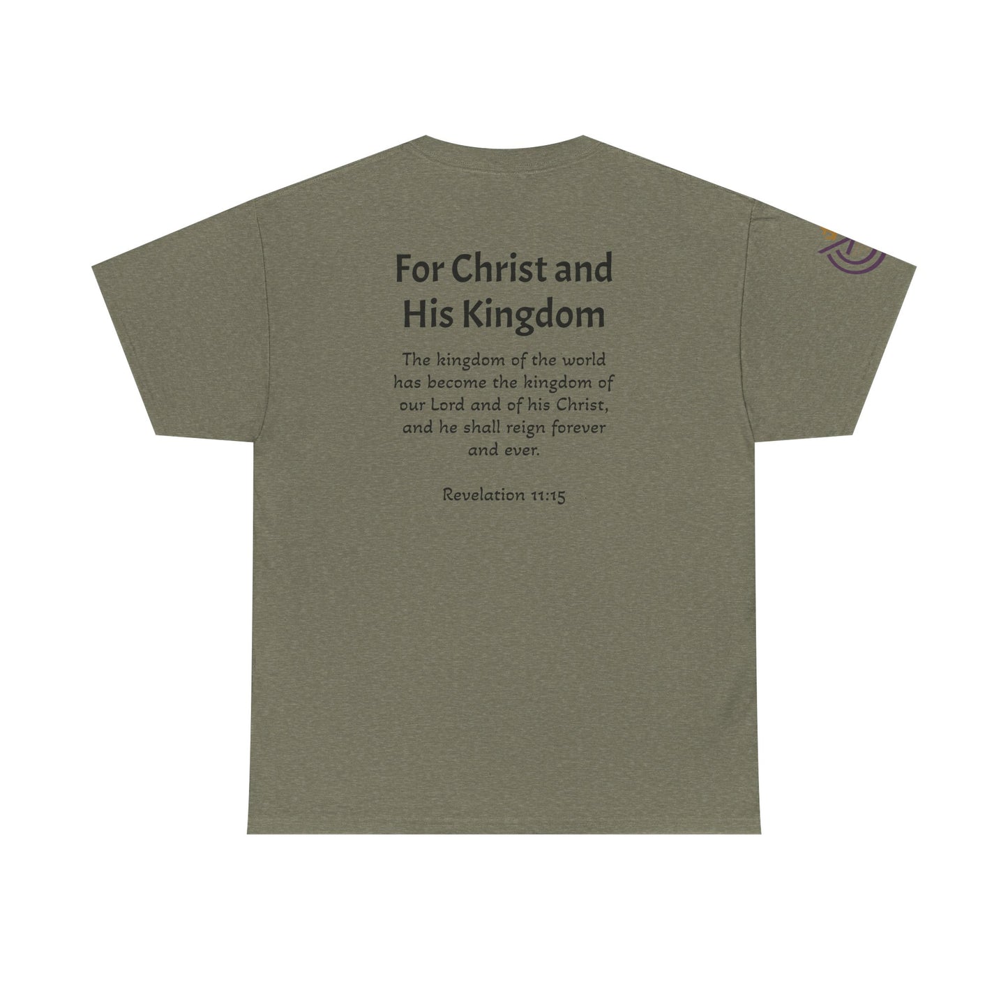 CCK, For Christ and His Kingdom (light) Unisex Heavy Cotton Tee