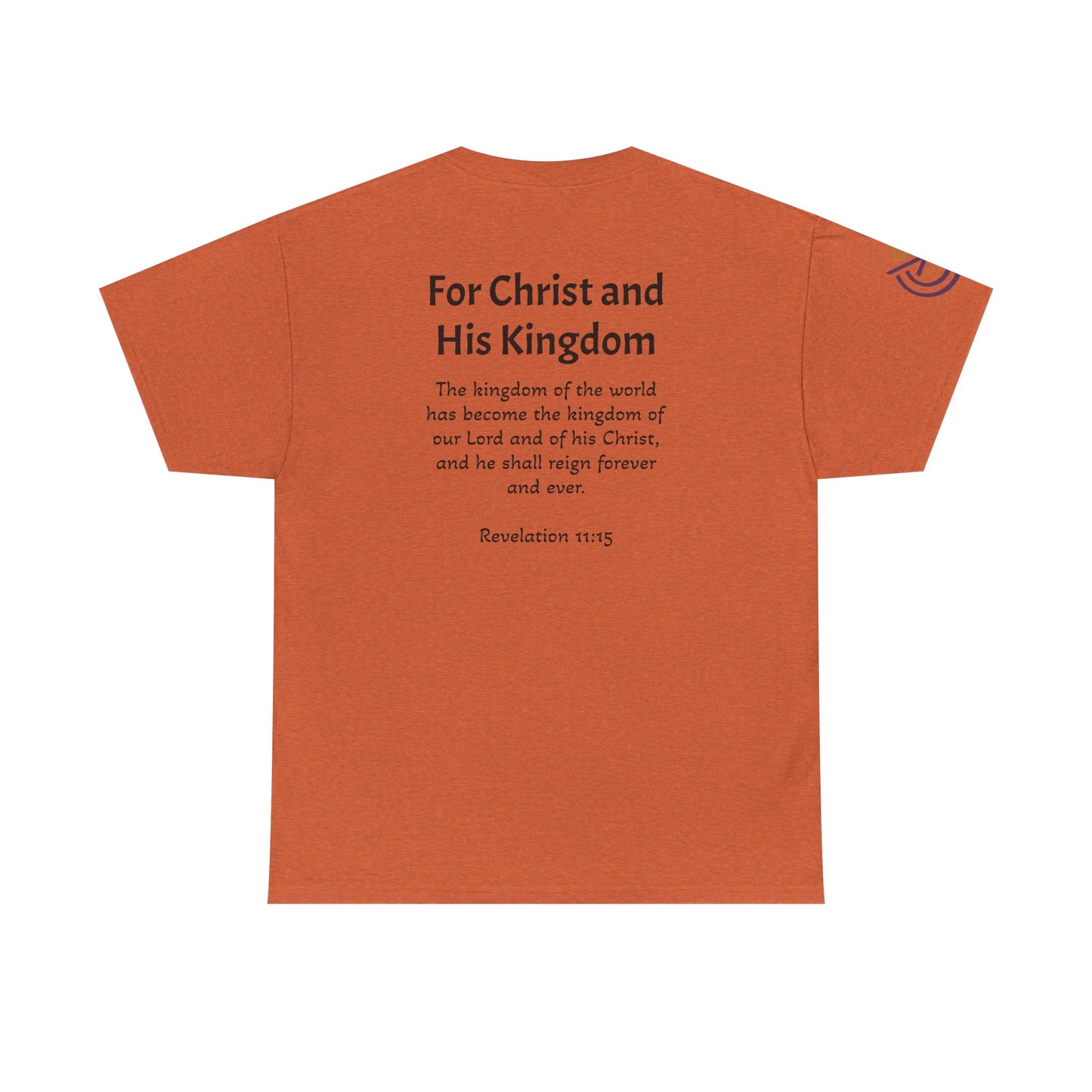 CCK, For Christ and His Kingdom (light) Unisex Heavy Cotton Tee