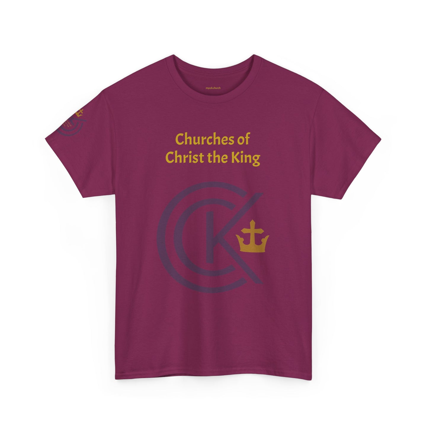 CCK, For Christ and His Kingdom (dark) Unisex Heavy Cotton Tee