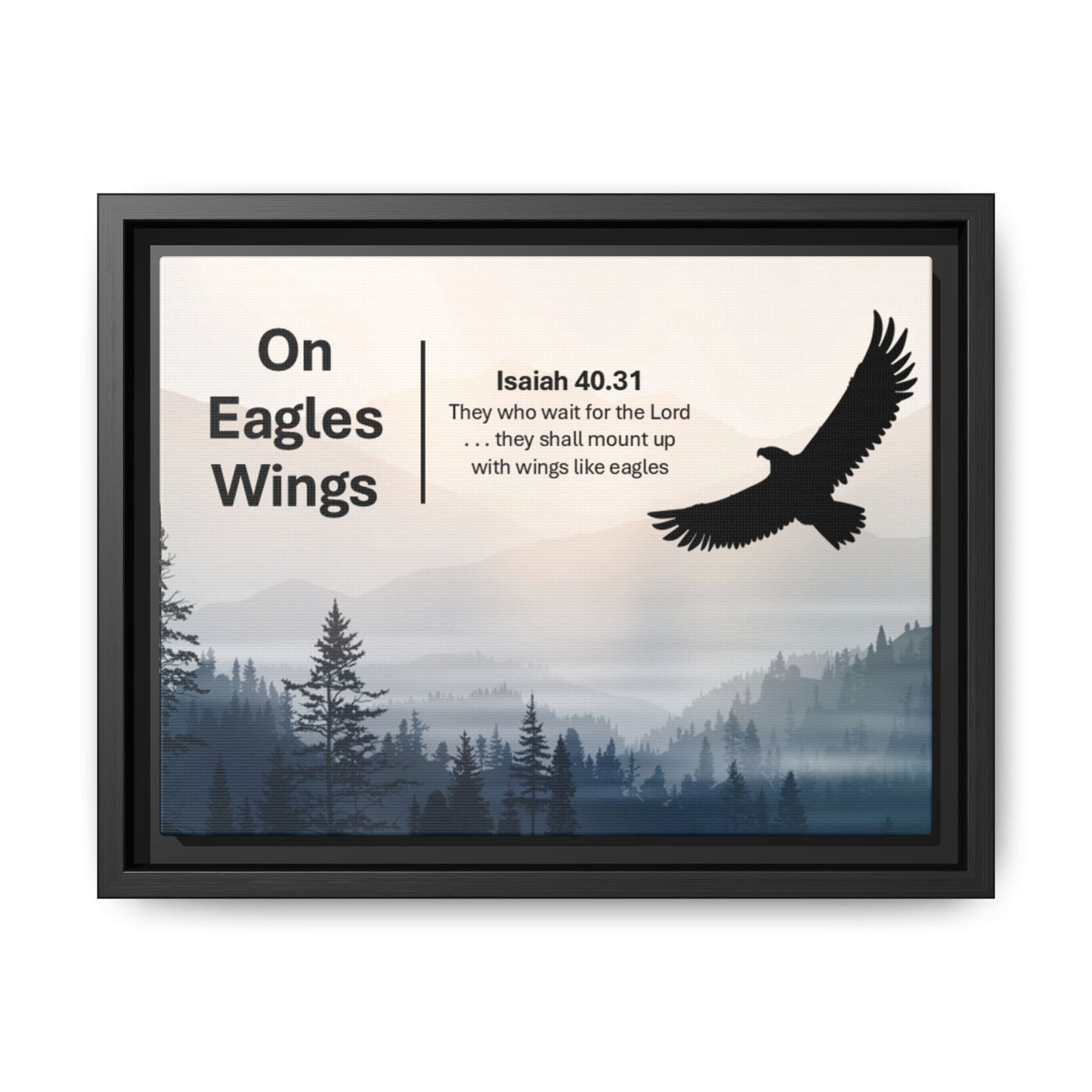 Matte Canvas, Framed (Multi-color)