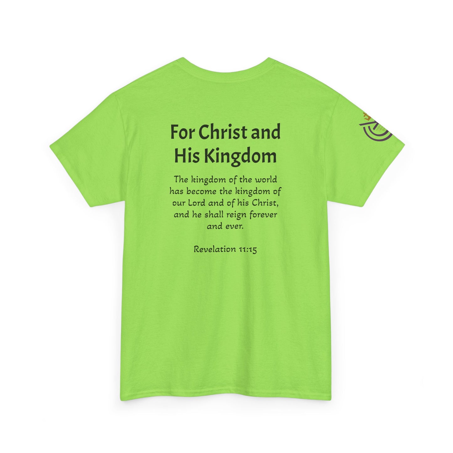CCK, For Christ and His Kingdom (light) Unisex Heavy Cotton Tee