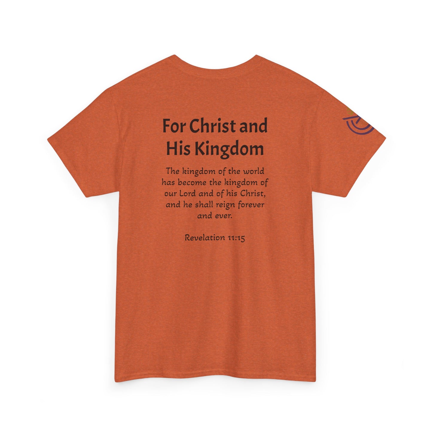 CCK, For Christ and His Kingdom (light) Unisex Heavy Cotton Tee