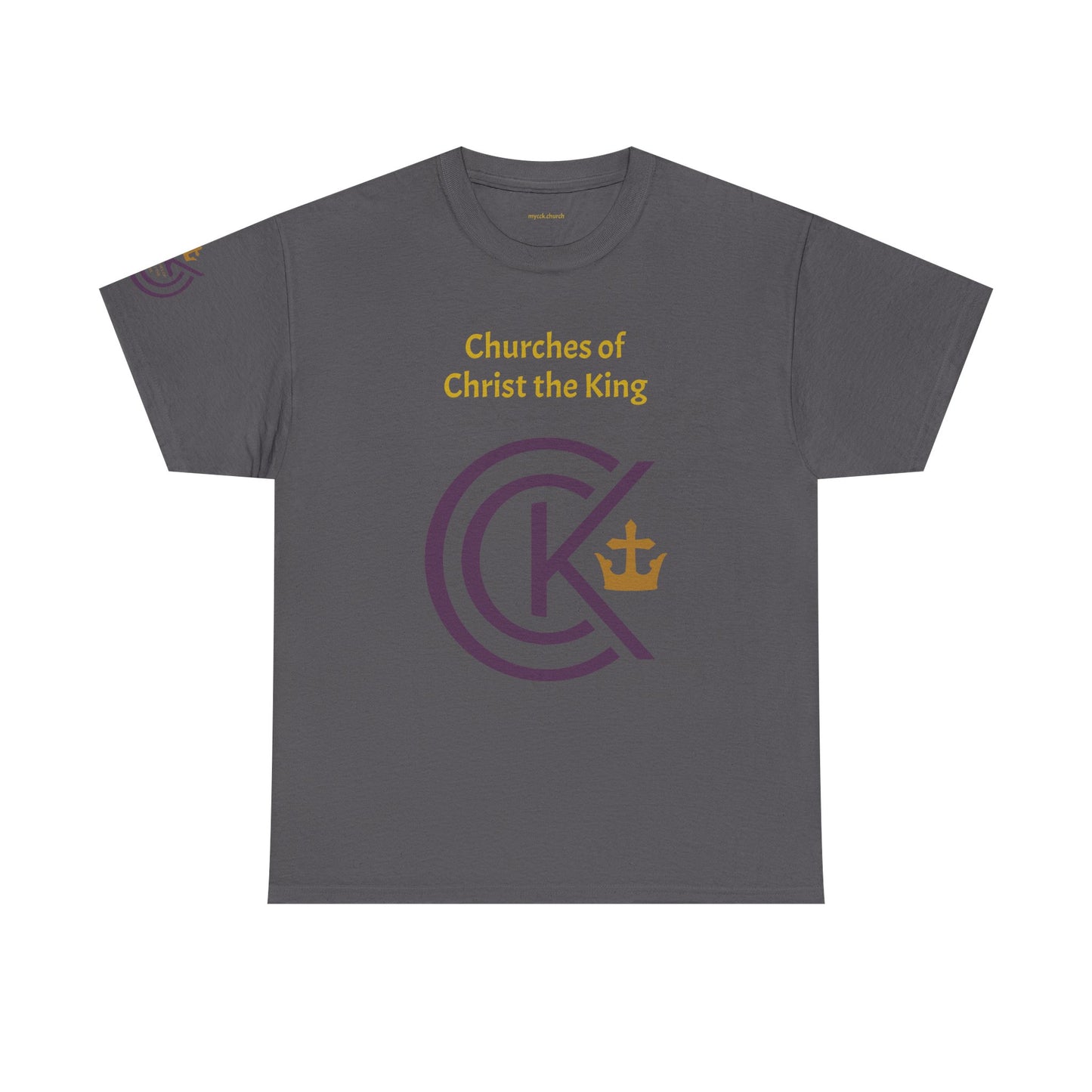 CCK, For Christ and His Kingdom (dark) Unisex Heavy Cotton Tee