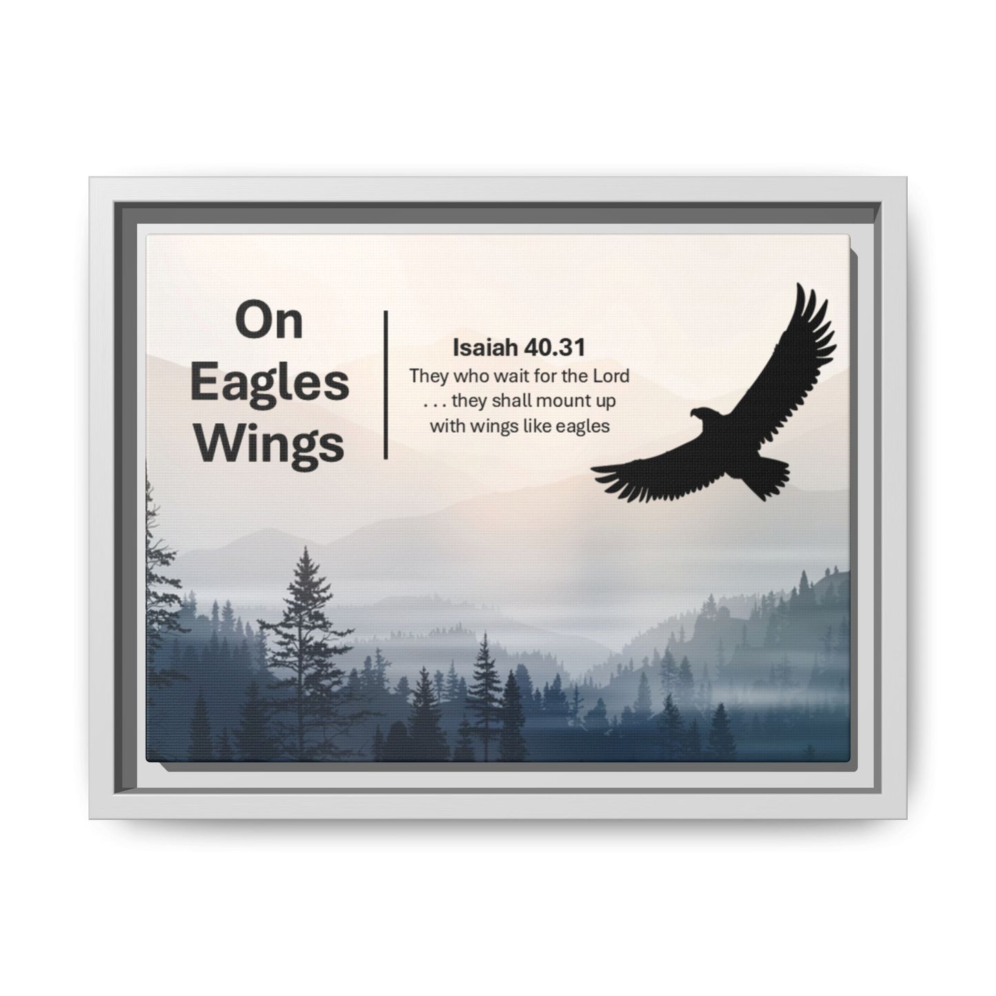 Matte Canvas, Framed (Multi-color)