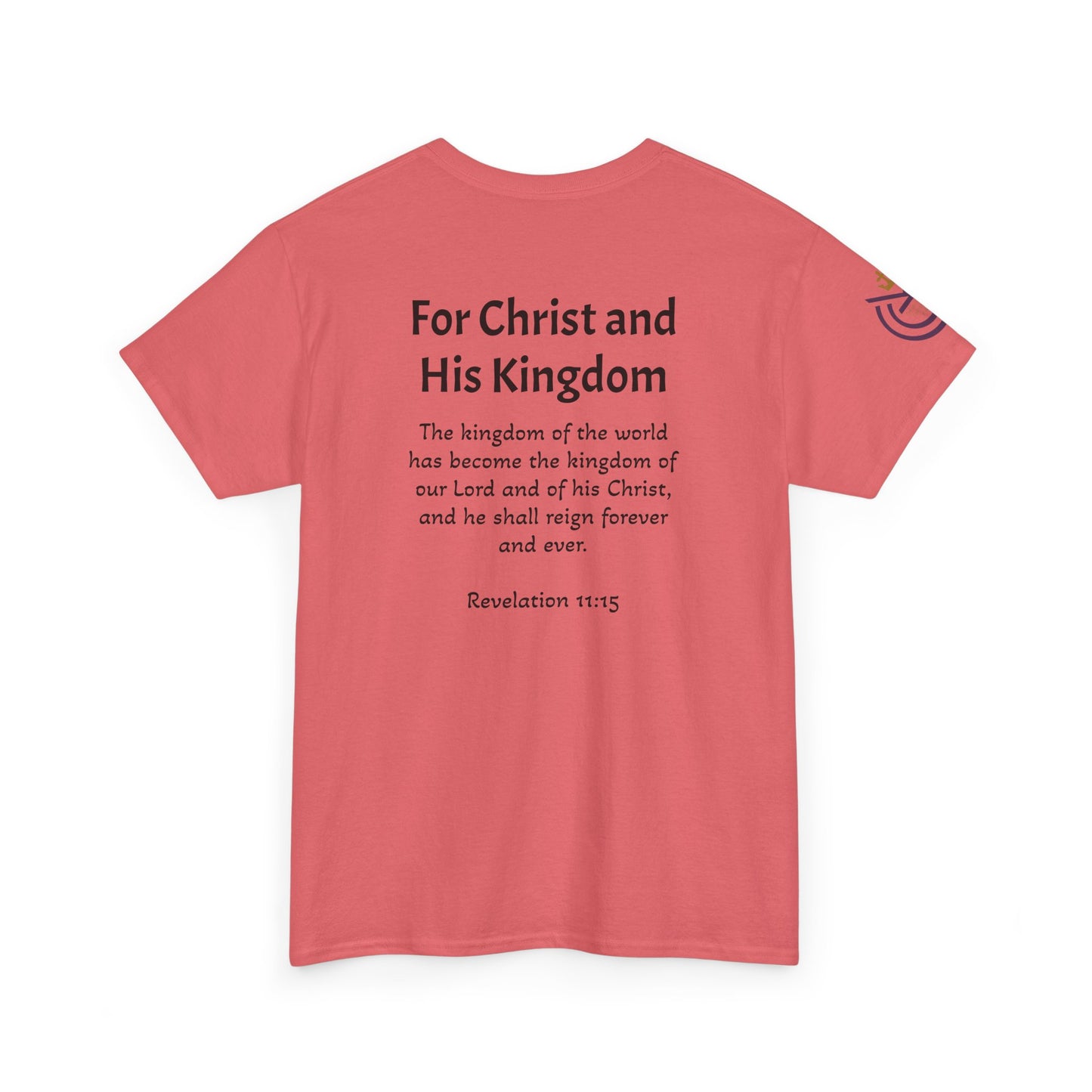CCK, For Christ and His Kingdom (light) Unisex Heavy Cotton Tee