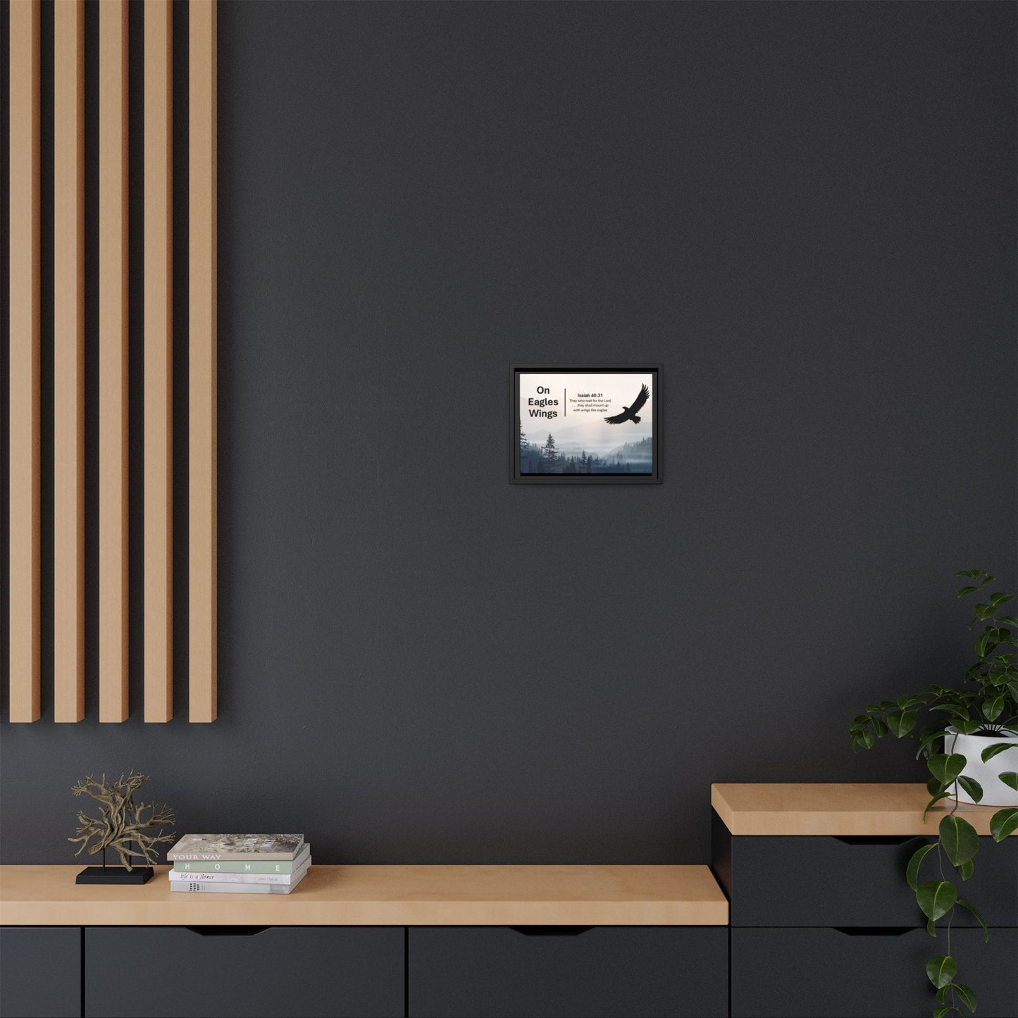 Matte Canvas, Framed (Multi-color)