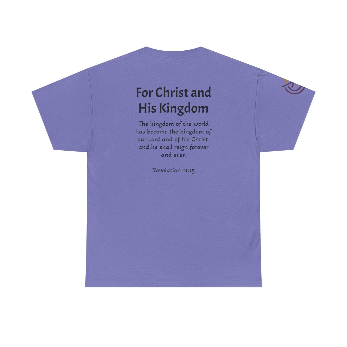 CCK, For Christ and His Kingdom (light) Unisex Heavy Cotton Tee