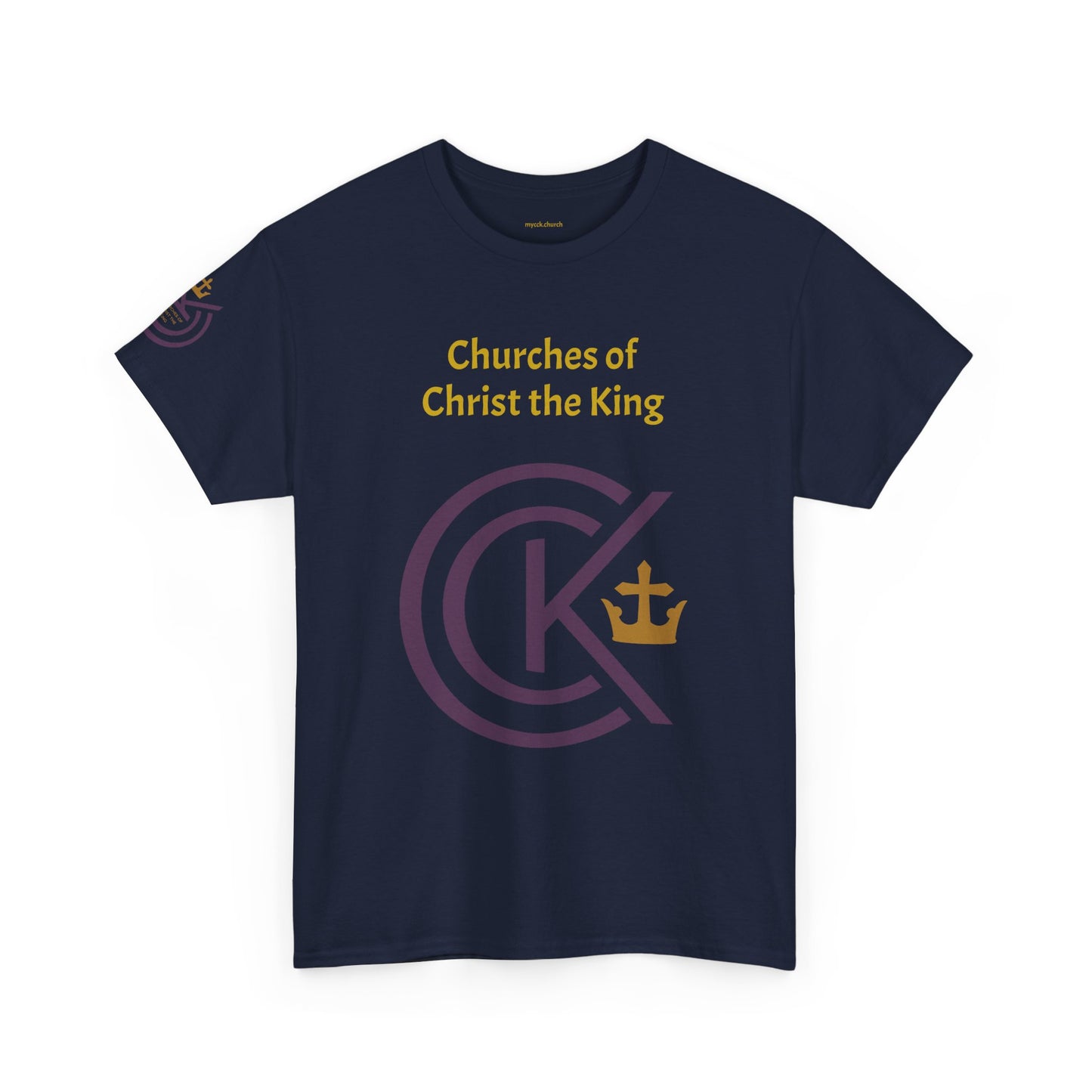 CCK, For Christ and His Kingdom (dark) Unisex Heavy Cotton Tee